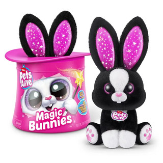 Coelho na Cartola Pelúcia Pets Alive Magic Bunnies Preto - Candide 1236 em Oferta na Shopee
