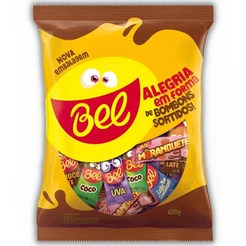 Bombons Sortidos Ao Leite Bag 450g Bel
