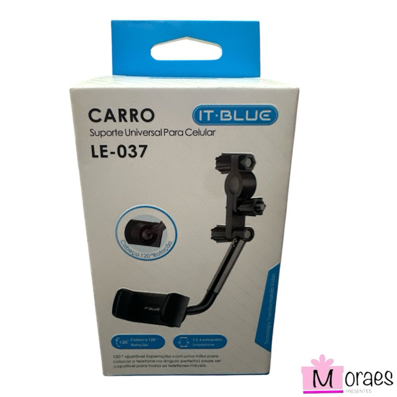 Suporte Universal Para Celular Carro It Blue Le 037