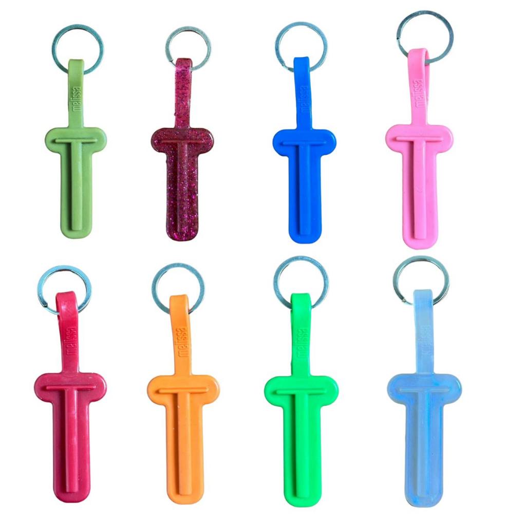 Chaveiro Melissa Keyring Alfabeto T - V
