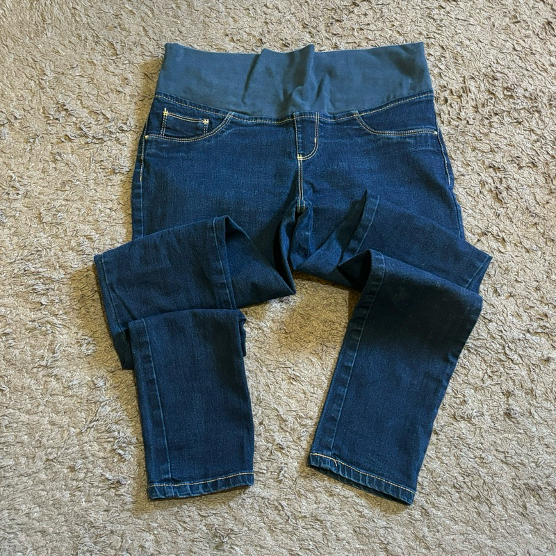 calça jeans gestante, elástico, tamanho 38, usado