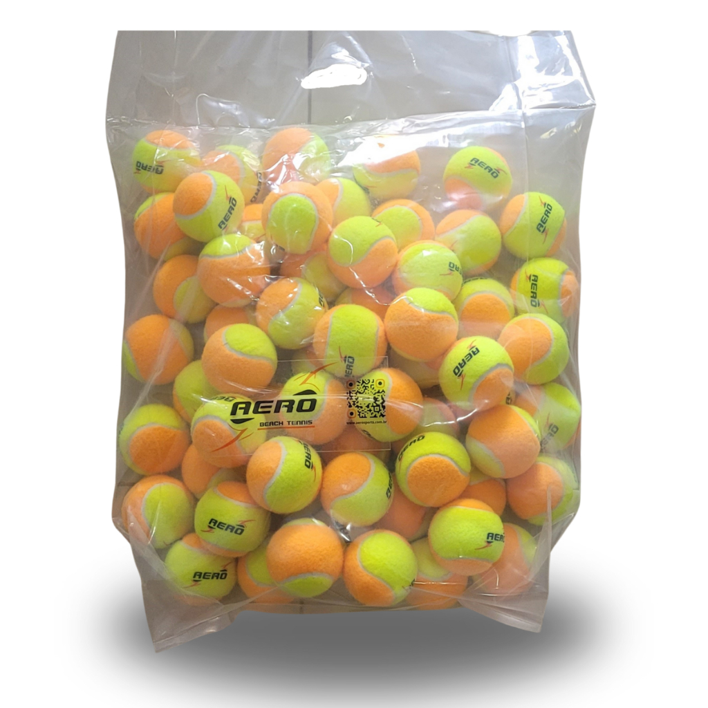 Kit 60 Bolas - Bolas de Beach Tennis Aero Pro ITF 2026 Stage 2 Aproved