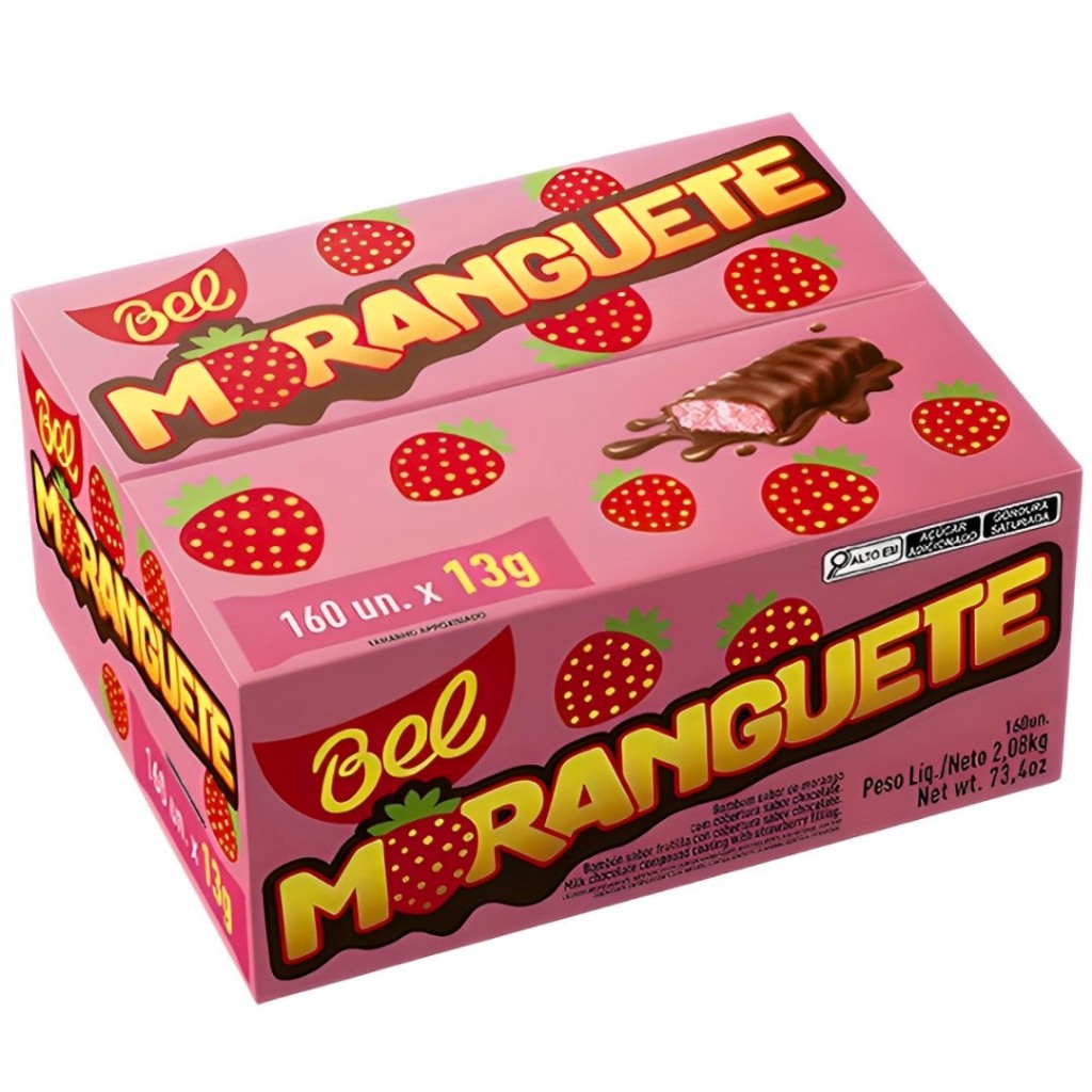 Chocolate Moranguete Caixa C/160 Unidades de 13g Bel em Oferta na Shopee