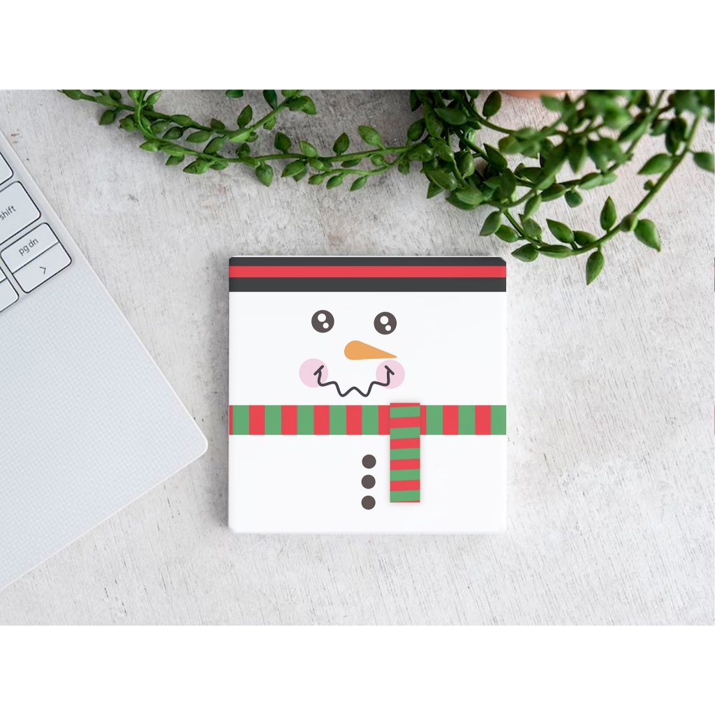 Porta Copos Personalizados Natal Boneco de neve Christmas Natalino  Em Madeira