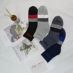 KIT DE 12 PARES DE MEIAS MASCULINO 40-46 CANO CURTO
