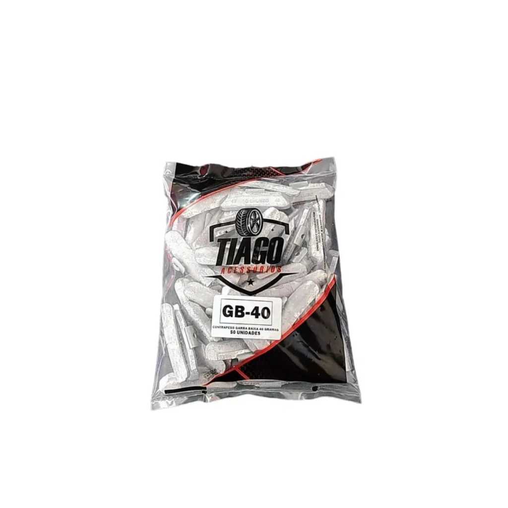 Chumbo Balanceamento Contra Peso Garra Baixa 40g 50un