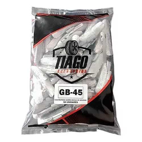 Chumbo Balanceamento Contra Peso Garra Baixa 45g 50un