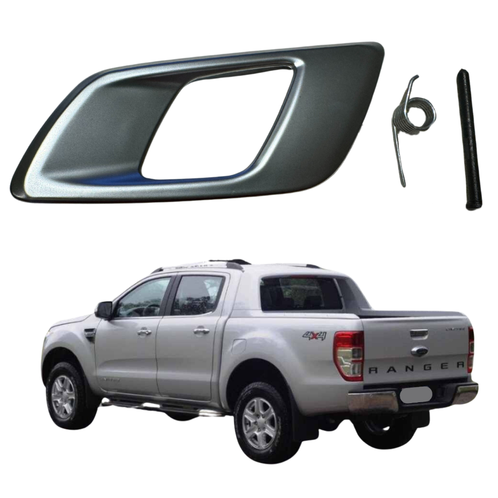Maçaneta Prata Fosca Interna Porta Ford Ranger 2012 Até 2021