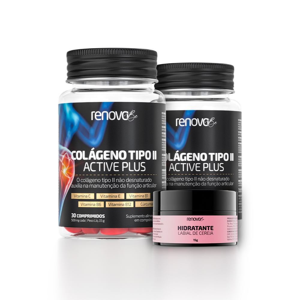 2 Potes Colágeno Tipo 2 para Ossos e Cartilagens - Renova Be em Oferta na Shopee
