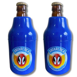 2 Suporte Porta Lata 350ml Litrinho Long Neck Cerveja Termico Antartica em Oferta na Shopee