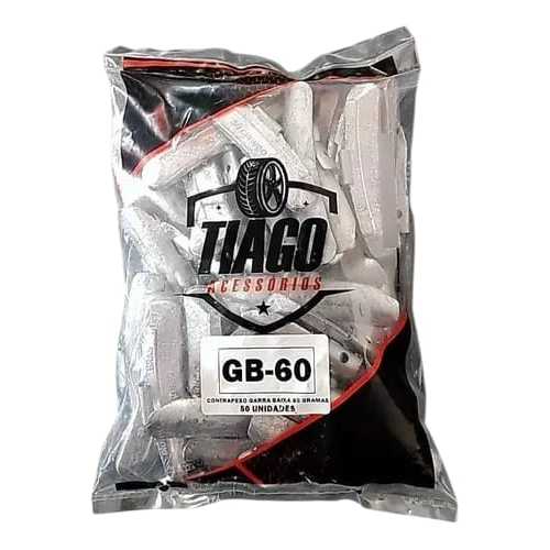 Chumbo Balanceamento Contra Peso Garra Baixa 60g 50un