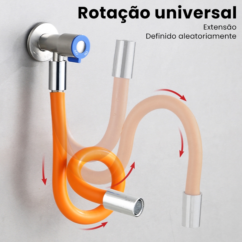 Mangueira Flexível de Silicone Extensora de Torneira 20/30/50 cm KGOLD em Oferta na Shopee