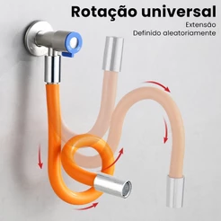 Mangueira Flexível de Silicone Extensora de Torneira 20/30/50 cm KGOLD