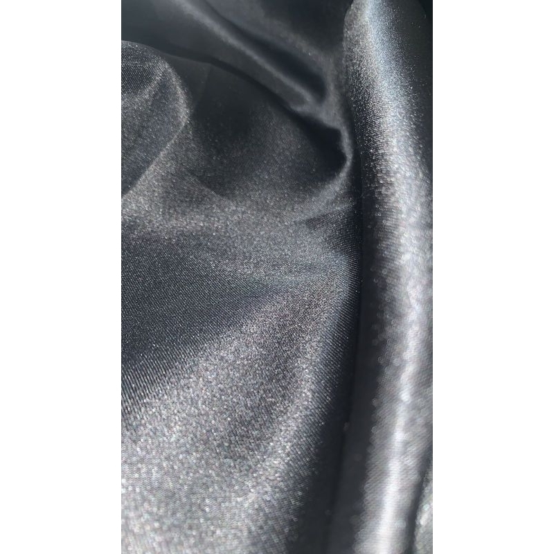 tecido Cetim preto promoção 5 metros 1,50 MT largura