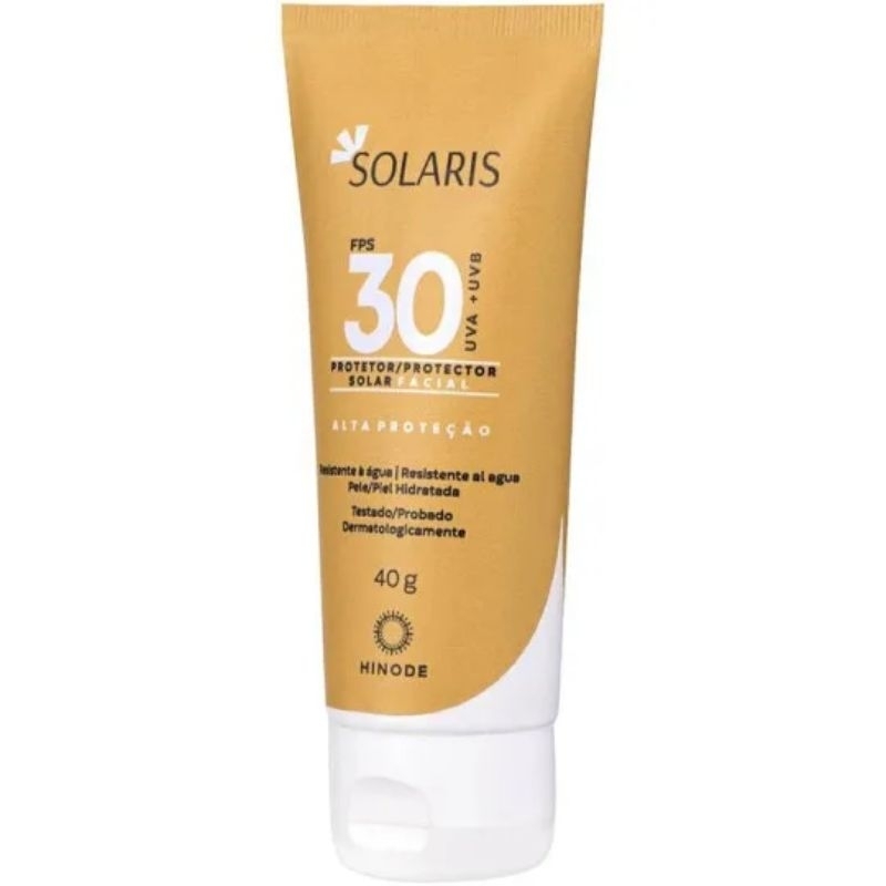 Protetor Solar Facial Solaris UVA e UVB FPS 30 40g