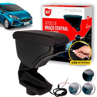 Apoio de Braço Fiesta Nacional 2013 Até 2019 C/ Usb em Oferta na Shopee