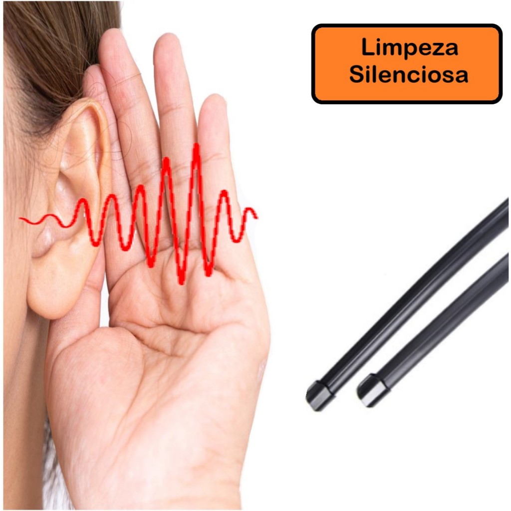 Par Palhetas Limpador Parabrisa Silicone Chuva Renault Duster 2012 a 2018