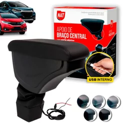 Apoio de Braço Fit E Wrv 2015 Até 2021 C/ Usb