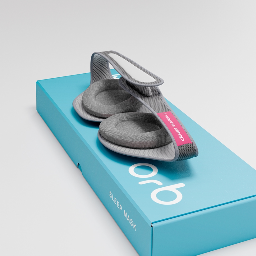 Orb Sleepmask - I wanna sleep - Mascara de Domir. Regulagem Entre os Olhos, Conforto Anatômico e 100% Blackout em Oferta na Shopee