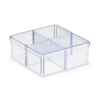 25 Caixa Acrílico 7x7 Organizadora Divisórias Lembrancinha em Oferta na Shopee