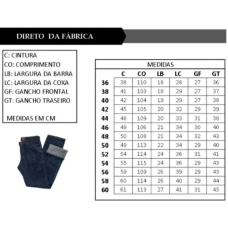 CALÇA JEANS PRETA TRADICIONAL BARATA TRABALHO REFORÇADA PROMOÇÃO. 36 AO 60.