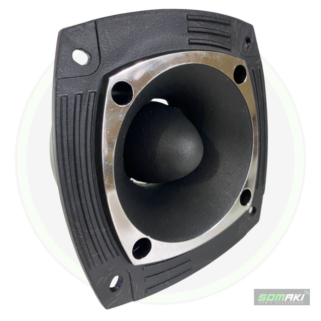 Capa Plástica Super Tweeter 304 Permak Cromado