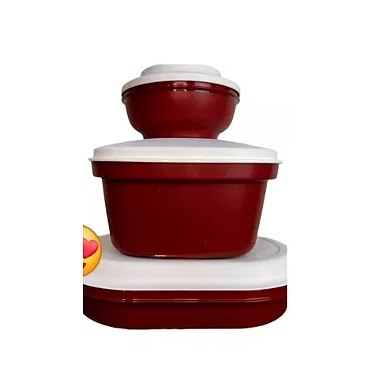 tupperware Kit actualité  3pçs (kit lindo e perfeito para colocar em sua cozinha)