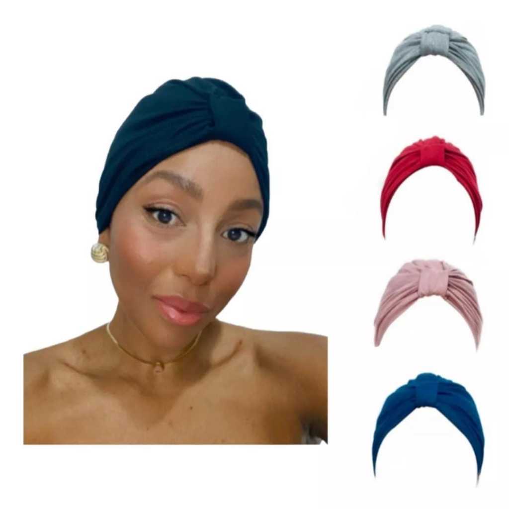 Turbante Luxo Cores Escolha Quimioterapia Alopecia