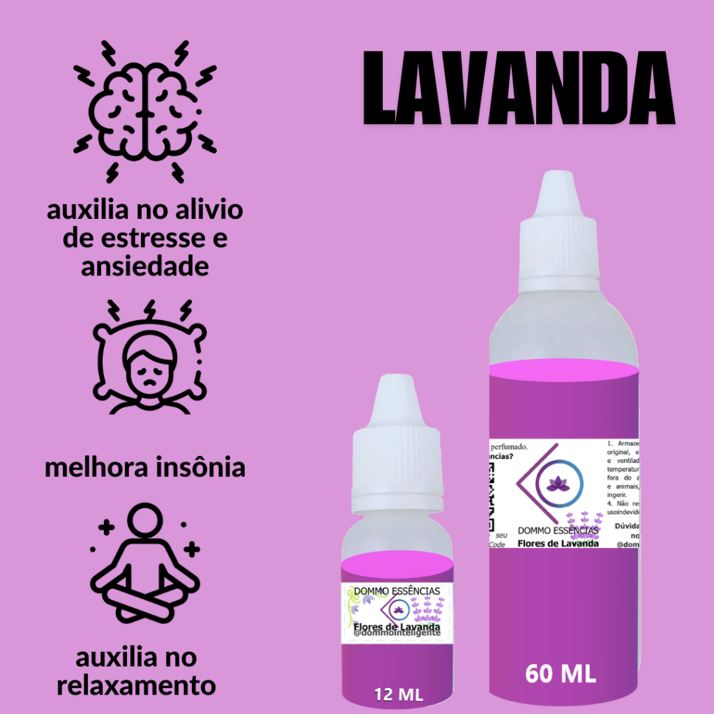 LAVANDA - Essência GRANDE 12 60 500 mL CONCENTRADA Sabonete Umidificador Home Spray Desinfetante