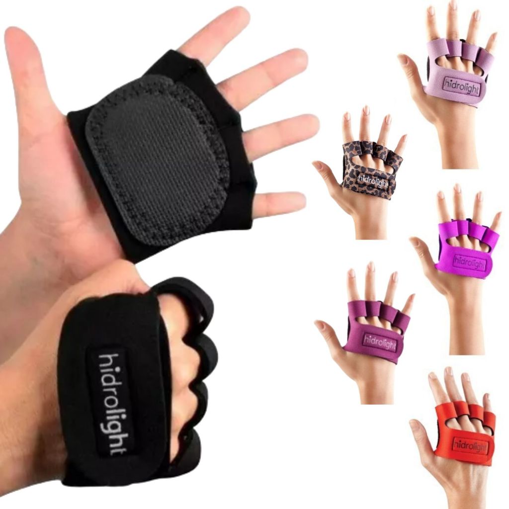 Luva Palmar Protetor Anatomico Antiderrapante Emborrachado Treino Academia Musculação Hidrolight Fit