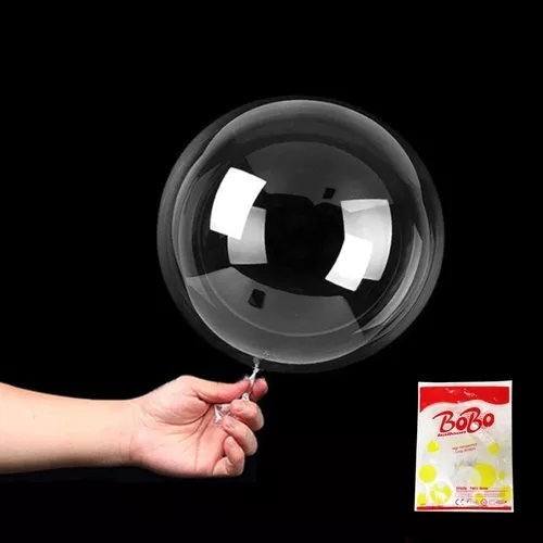 50 Balão Bubble Bobo Bolha 10 Polegadas 22cm Festa Decoração Arco C41553 em Oferta na Shopee