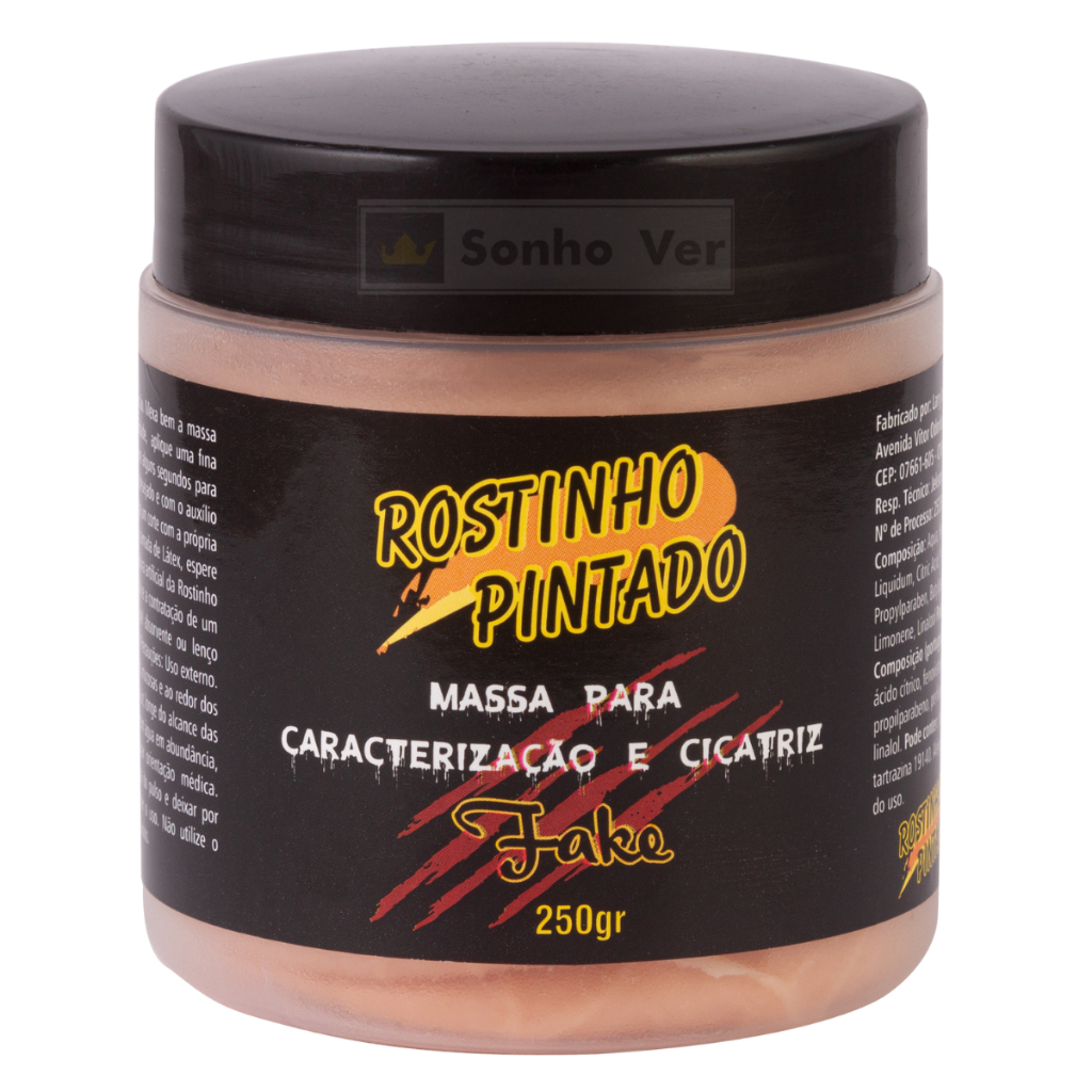 Massa de Maquiagem de terror Cicatriz Falsa - Fake Scar em Oferta na Shopee