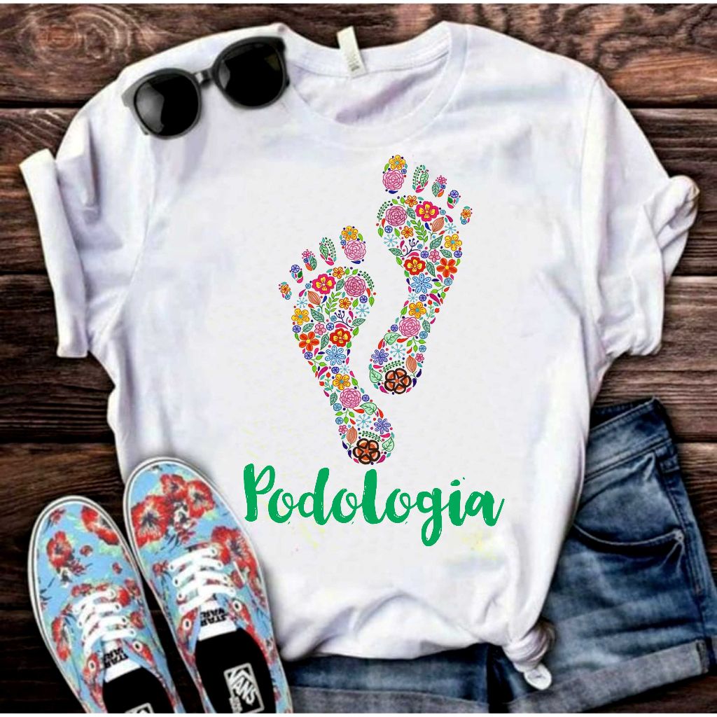 Camisa Podologia  Camiseta Blusa T-shir R em Oferta na Shopee