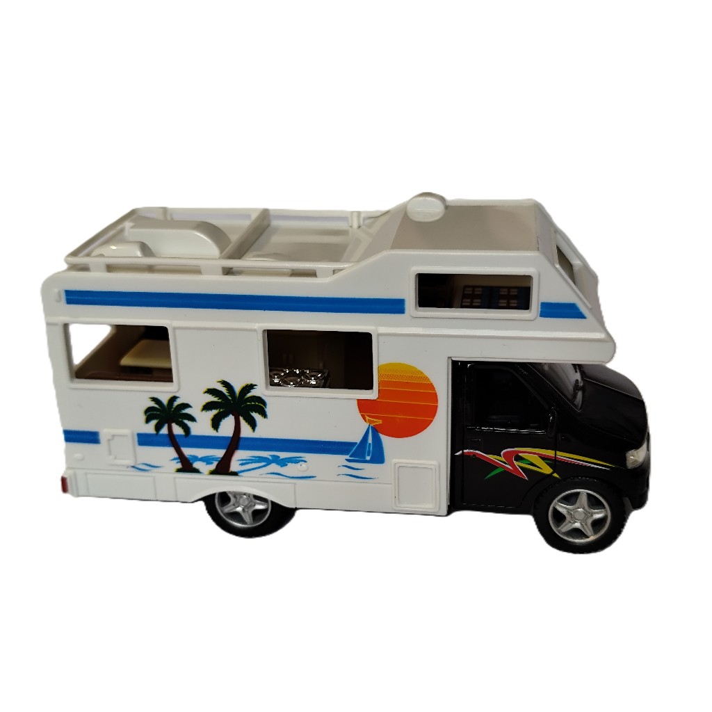 Miniatura carrinho Van motorhome camper colecione e brinque em Oferta na Shopee