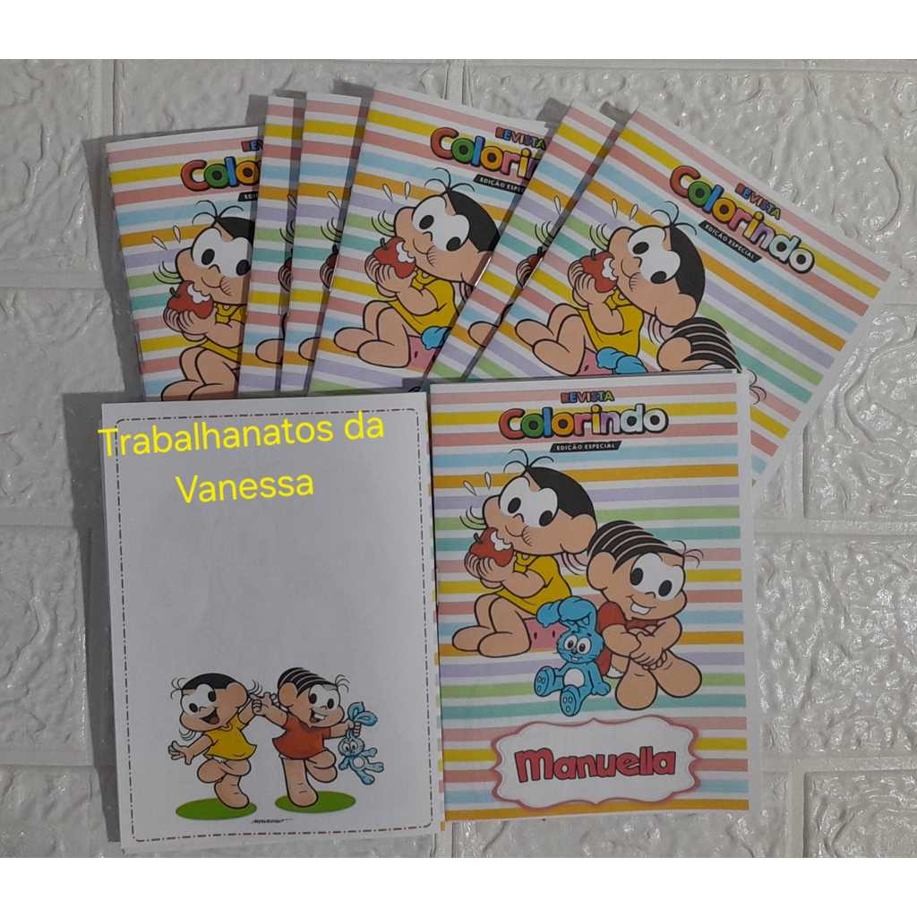 30 Mini livrinho de colorir - LEMBRANCINHA PERSONALIZADO