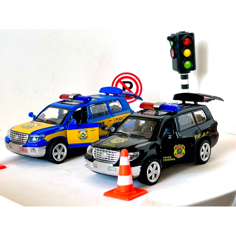 Carrinho Miniatura Viatura da Polícia Rodoviária