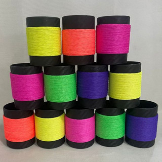 12 Unidades Linhas Colorida para Pipa e Raia 100 jds. no Porta Linha - Linhas Extra Forte - Fio 10- Linha Fluorescente. em Oferta na Shopee