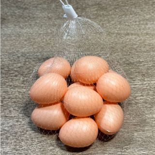 Kit 12 Ovos Falsos Brincadeira Plástico Para Indez Galinha em Oferta na Shopee