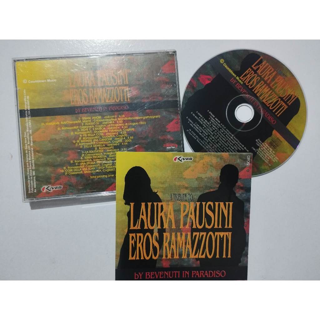 Cd - By Bevenutti in Paradiso - Tributo a laura Pausini e Eros Ramazzotti