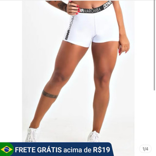 Short Curto Feminino Grosso Academia Treino Musculação Suplex Bermuda legging Zero elástico exposto em Oferta na Shopee