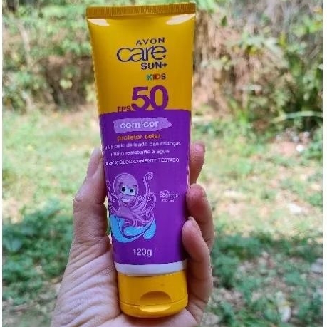 Avon Protetor Solar infantil FPS 50 Com cor Avon 120 g