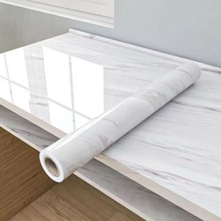 2024 1Peças Papel De Parede Painel Autoadesivo Marmore Lavavel Resistente a Agua/Óleo/Fogo/Alta Temperatura Novo Promoçã em Oferta na Shopee