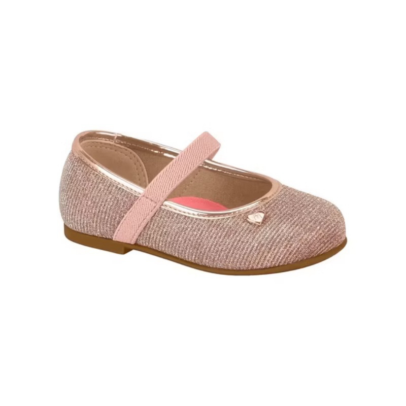 Sapatilhas molekinha glitter baby 20 ao 22