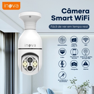 INOVA Câmera segurança a Prova D'água sem fio gira 360 Lente dupla Zoom digital 8X Wifi IPX66 em Oferta na Shopee