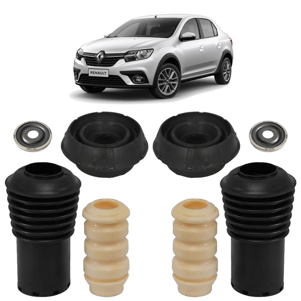 Kit Batente Dianteiro + Coxim  Logan / Sandero 2007 A 2013
