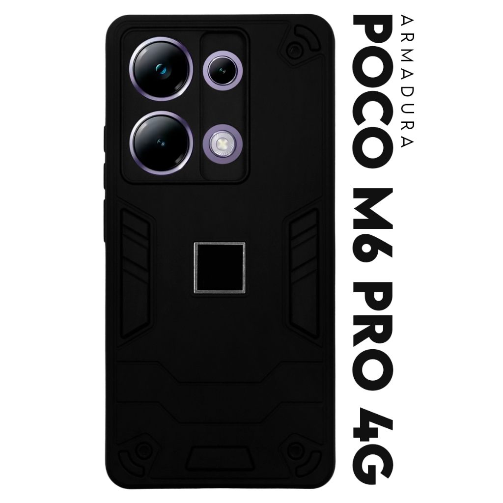 Capa Capinha Case Armadura Militar Xiaomi Poco M6 pro 4g 6.67 pol  Premium Protetora Resistente Anti-Impacto Anti-Shock em Oferta na Shopee