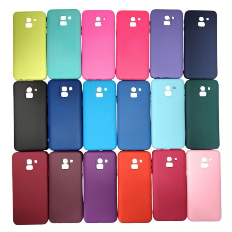 Kit 2X1 Samsung Galaxy J6 - Capa Aveludada Colorida + Película Frontal Vidro 3D em Oferta na Shopee