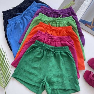 Kit 3 Shorts Feminino Duna Com Elástico na Cintura Básico leve Atlético Verão em Oferta na Shopee