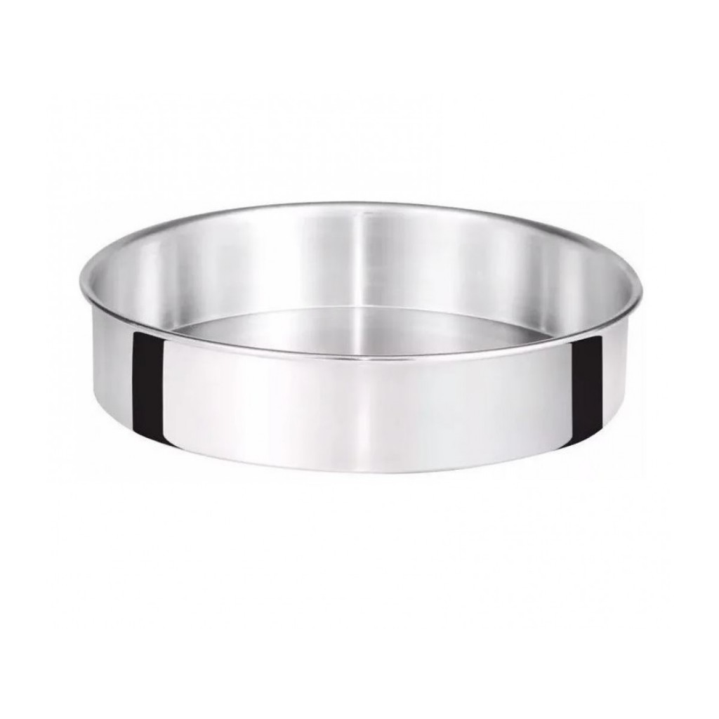 Forma Assadeira Redonda N35 Bolo/torta Em Aluminio 1un