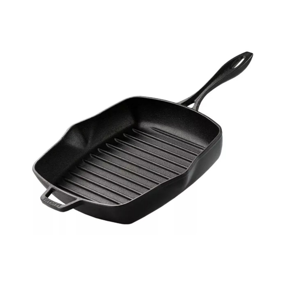 Frigideira Bistequeira de Ferro Fundido 26cm Líder Chef
